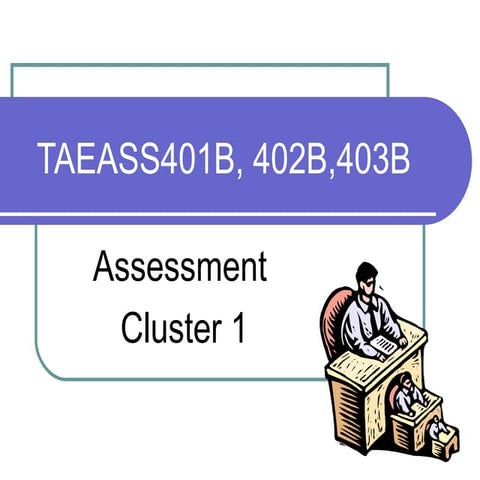 Tae assessment cluster   part 1