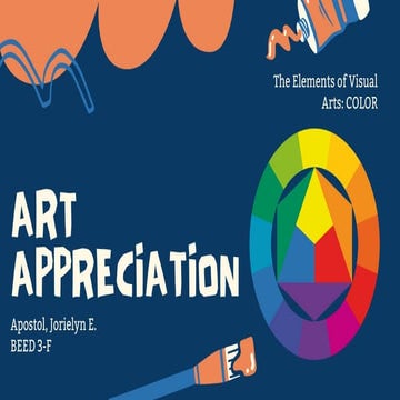 Teaching Arts in Elementary Grades Element of Visual Arts Color