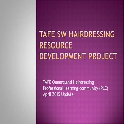 Tafesw hairdressing plc_update_april2015