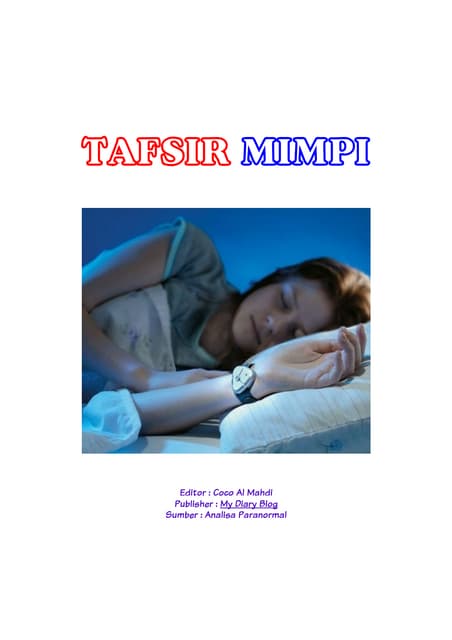 Tafsir Mimpi Pdf Tafsir Mimpi Pdf
