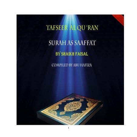 Tafsir surah 37.saffaat (full) (oct 05 2013)