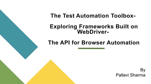 TAFs on WebDriver API - By - Pallavi Sharma.pdf