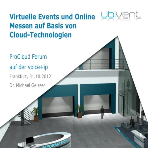 Virtuelle Events und Online Messen auf Basis von Cloud-Technologien