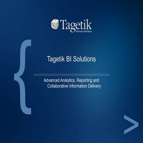 Tagetik Bi Solutions