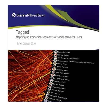 Tagged - mapping up romanian segments of social networks users