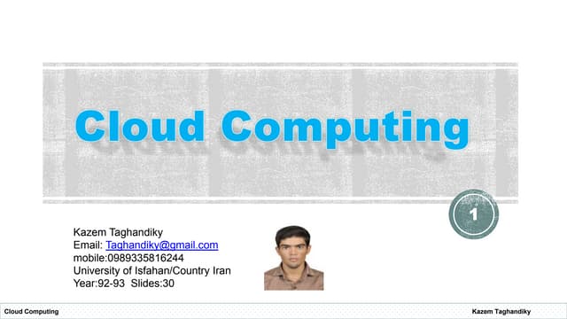 Cloud computing