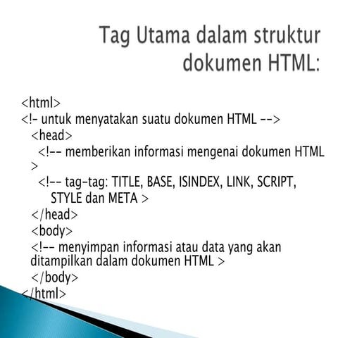 Tag html