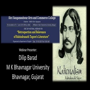 Tagore and Nationalism