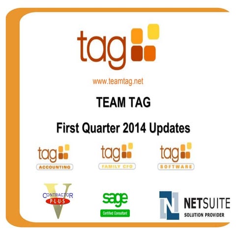 TAG | Employee and Company Updates | Q1 2014