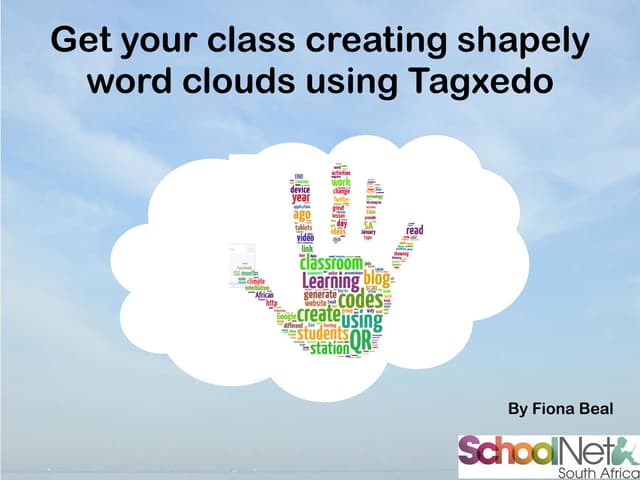 Get your class creating shapely  word clouds using Tagxedo