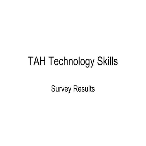 Tah Technology Skills Graphs