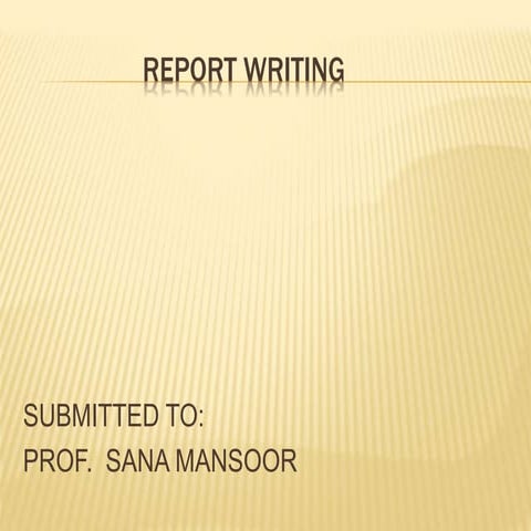 Report writing Taha english 