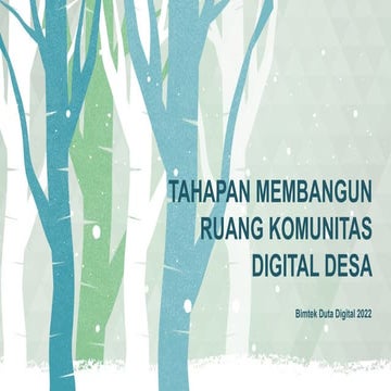 Tahapan Membangun Ruang Komunitas Digital  .pptx