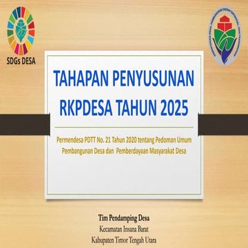 TAHAPAN PENYUSUNAN RKPDESA TAHUN 2025.pptx