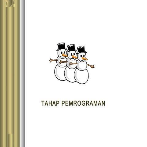 Tahap pemrograman