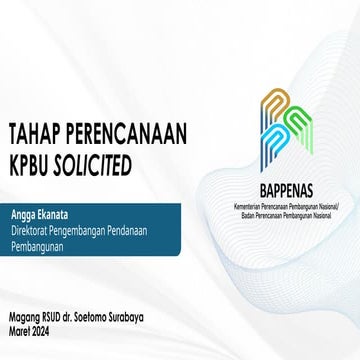 Tahap Perencanaan KPBU - Magang Surabaya.pptx