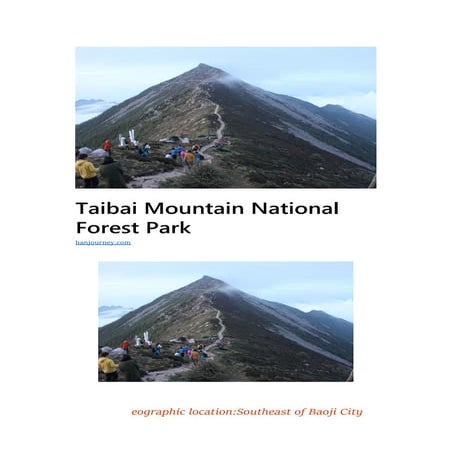 Taibai mountain national forest park | PDF