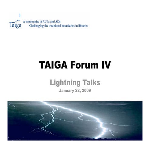 Taiga4lightningtalks