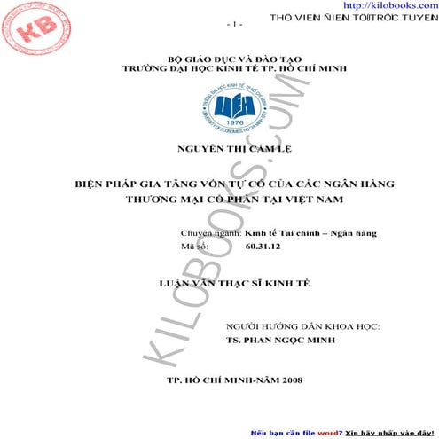 Tailieu.vncty.com   bien phap gia tang von tu co cua cac ngan hang thuong mai...