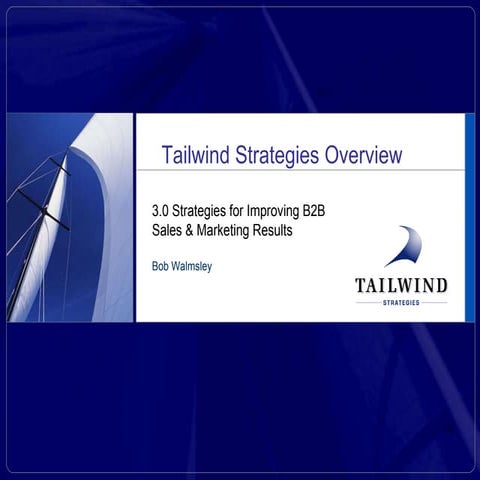 Tailwind  Strategies  Overview  Oct 2009