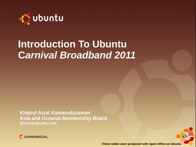 Introduction to Ubuntu
