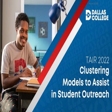Clustering Models to Assist in Student Outreach