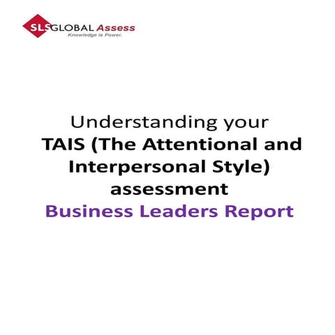 Tais Business Leaders Report