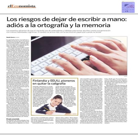 Taissa Queizan escribe en el Economista sobre la nueva forma de escribir