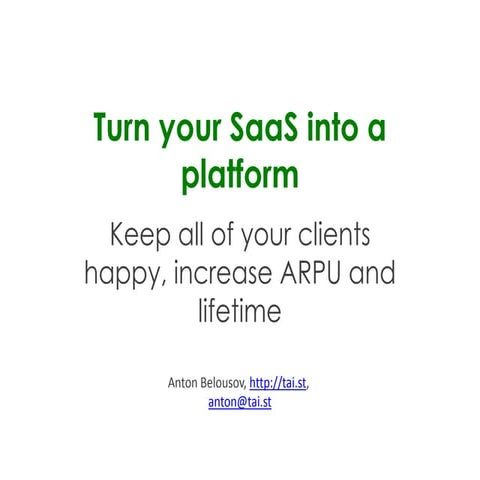 Taist   for SaaS vendors 02.06.2014