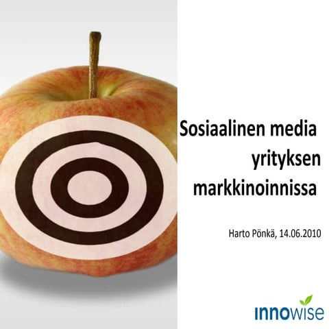 Tutkimussuunnitelma Markkinointi Web 2 0 PPT