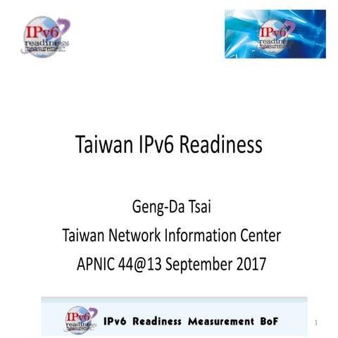 Taiwan IPv6 Readiness