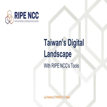 Taiwan's Digital Landscape with RIPE NCC Tools