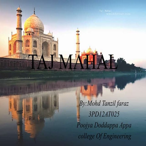 Taj mahal Symbol of LOVE
