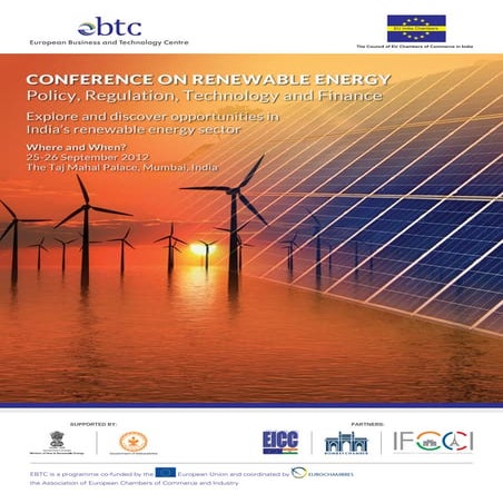 Taj renewable energy conference brochure