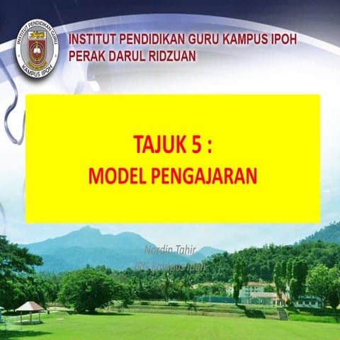 model-model pengajaran 