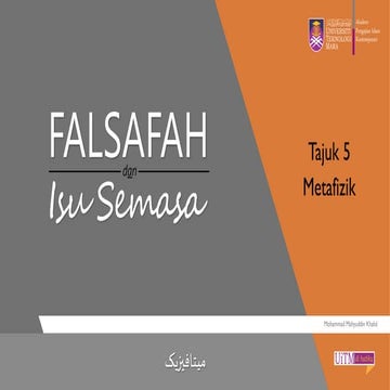 Tajuk 5 Metafizik