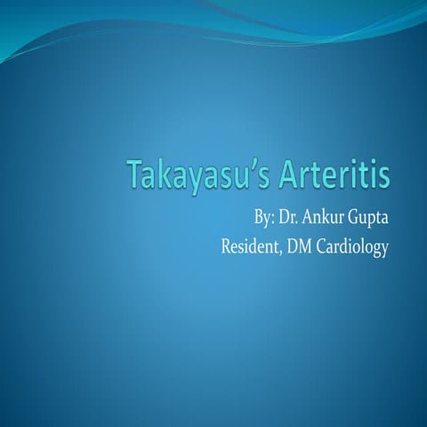 Takayasu's arteritis