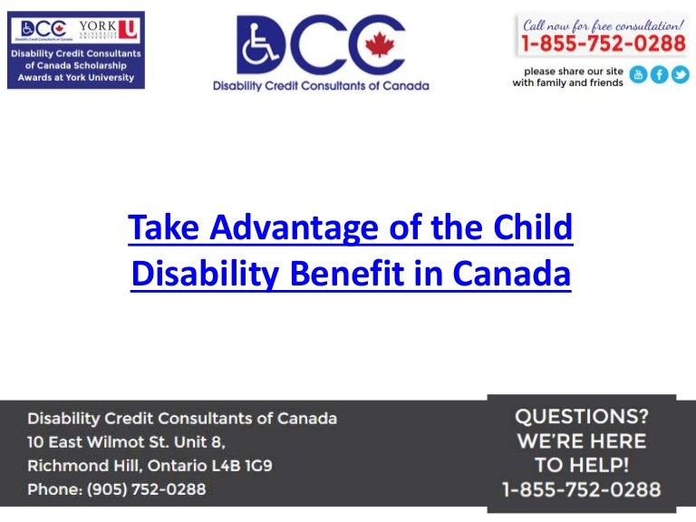 Take Advantage of the Child Disability Benefit in Canada