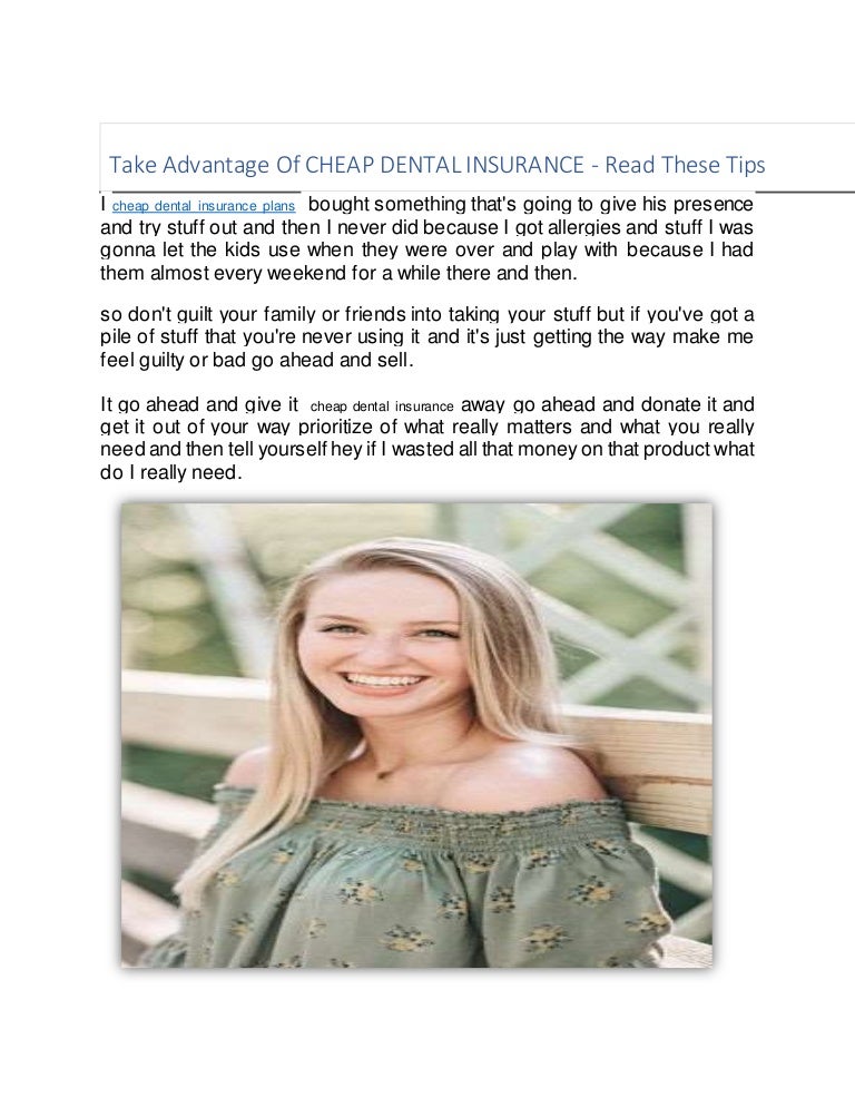 can i just get dental insurance