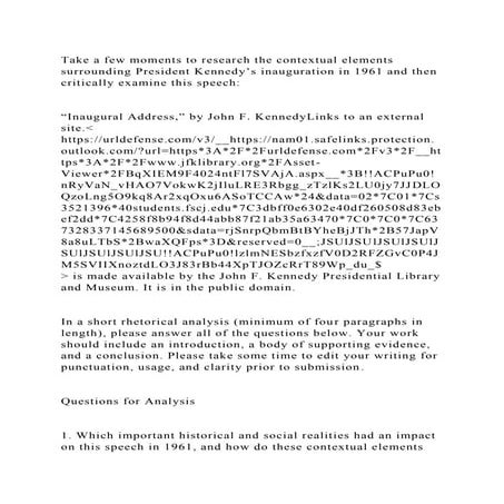 Take a few moments to research the contextual elements surrounding P.docx