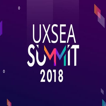 Take a holistic view of your product with Service Blueprints, at UXSEA Summit...