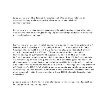 take a look at the latest Presidential Order that relates to str.docx