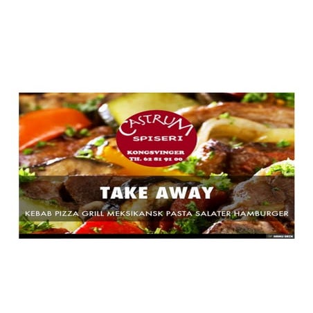 Castrum Spiseri Takeaway Menu 1 | PDF