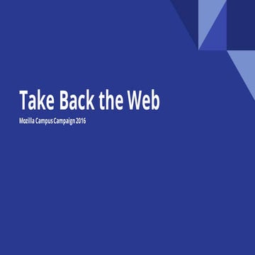 Take back the web - Cheng Kung University team review