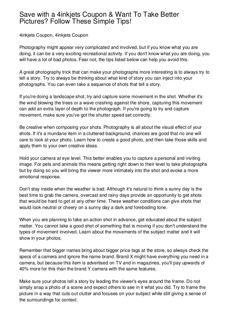 4inkjets coupon code