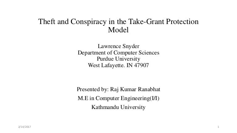 TakeGrant Protection Model