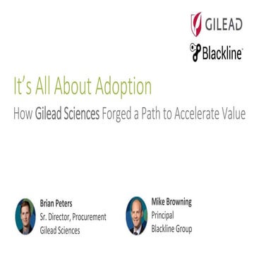 It’s All About Adoption: How Gilead Sciences Forged a Path to Accelerate Value