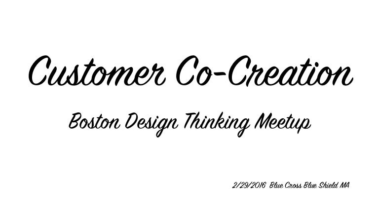 Customer Cocreation