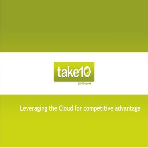 Take 10 Kickoff Presentation
