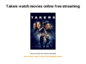 Takers watch movies online free streaming